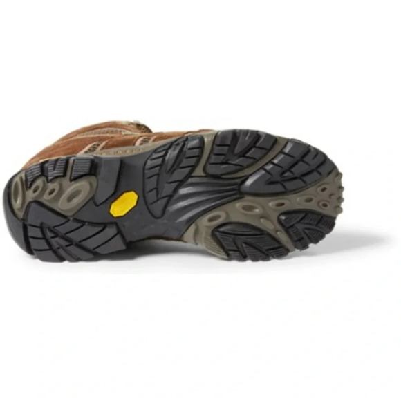Merrell Men's Size 11.5 Moab 2 Mid Waterproof Hiking Boots Brown Earth NWT - Picture 5 of 7
